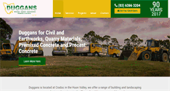 Desktop Screenshot of duggans.com.au